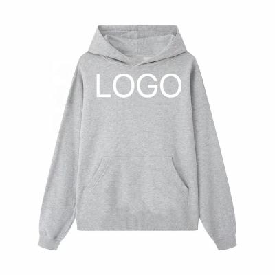 China Anti-wrinkle High MOQ Men's 100% cotton 300gsm Hooded Sweatshirt oversize pullover Custom print hoodies low MOQ hoodie for men for sale