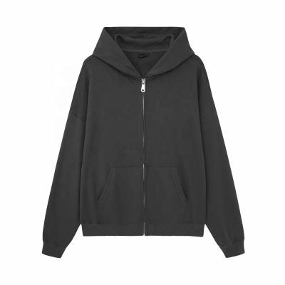 China Anti-wrinkle 100% cotton 330gsm Hooded Sweatshirt oversize pullover blank solid color hoodies low MOQ hoodie for men for sale