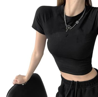 China Highstreet Custom Fashion Highstreet Slim Crop Top Women for sale