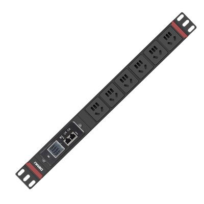 China Universal PDU Socket for Cabinet Demu PDU DM-1U-XG6-Z01A-10A PDU for Network Cabinet Monitor Smart Smart PDU for sale