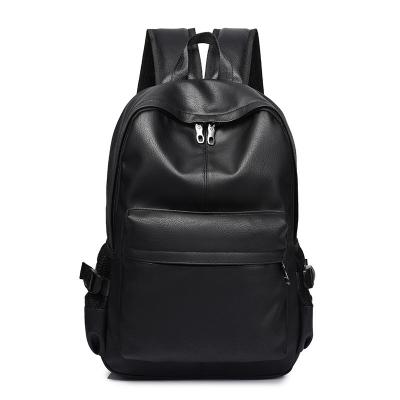 China Waterproof Men's Backpacks For Teenager Luxury Designer High Quality PU Leather Backpacks Male Travel Rucksacks for sale