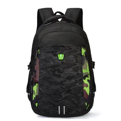 China Junior High School Student Backpack Unisex School Travel Backpack 300D Large Capacity Travel Laptop Bags Men Anti-theft New for sale