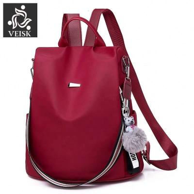 China New high quality women's anti-theft backpack Oxford popular girl's universal waterproof backpack for sale