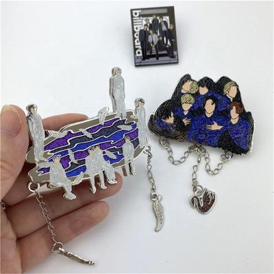 China Japan Chinese Suppliers Pins Custom Soft Enamel Customize Color Effect Enamel Pin for sale