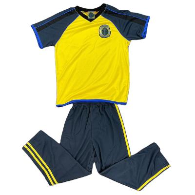 China Boys Soccer Jerseys Anti-Shrink Sports Team Training Uniform Age 4-12 Boy-Girls Youth Shirts & Pants Set Indoor Soccer. for sale