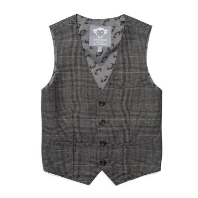 China Unique Men's School Uniform Quality Vest Guaranteed Anti-Shrink Gray Vest Male Waist Coat for sale