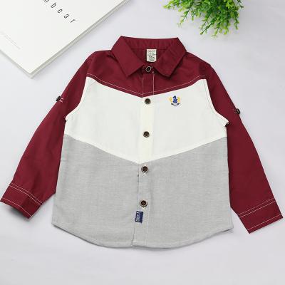 China Factory Direct Autumn Children Gentleman Clothes High Quality Anti-Shrink And Fashionable Boy Shirt for sale