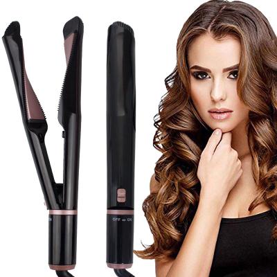 China Hotel PTC 450F MCH Professional Fast Ceramic Heater 2 Coatting in 1 Hair Straightener Twist Flat Iron for sale