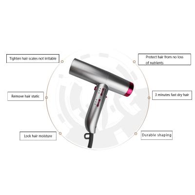 China 2021 Ionic One Stage Professional Negative Ion Hair Blow Dryer Brushless Motor Salon Hair Dryer For Sale for sale