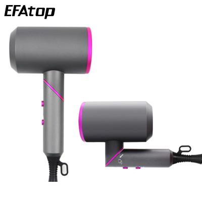 China Hot Sale Private Label Anion Ionic Professional Foldable Hair Dryer Room Ionic Hair Dryers For Women for sale