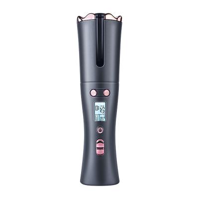 China Portable Cordless Automatic Rotating Automatic Hair Curling Iron Hair Curler Hair Curling Iron Hair Curling Iron Ceramic Hair Styling Curling Wand For Long Hair for sale