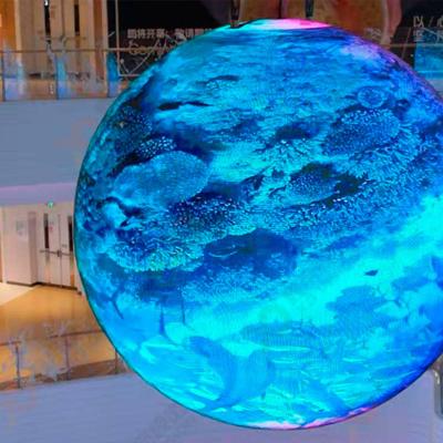 China P2.5 Spherical Display Screen Waterproof Indoor Outdoor Advertising LED Screen for sale