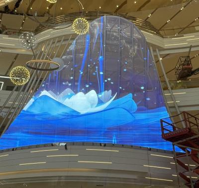 China High-Definition LED Crystal Film Screen , Commercial Holographic LED Displays for sale