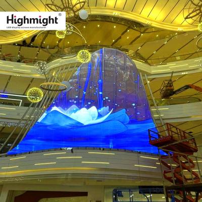 China HD Resolution LED Crystal Film Screen High Brightness And Wide Viewing Angles for sale