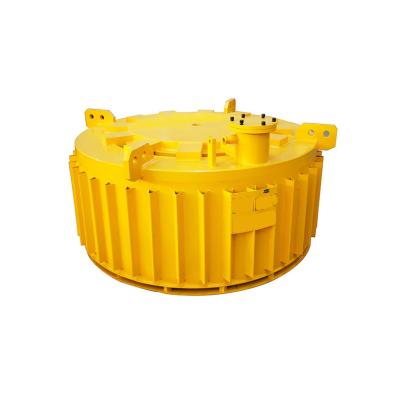 China Factory Suspension Iron High Intensity Electro Magnetic Separator De-ironing Separator For Conveyor Belt en venta