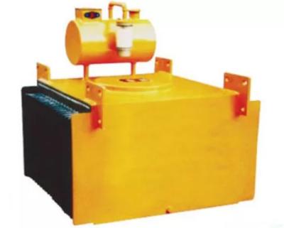 中国 Magnetic Field-Force Industrial Suspended Over Belt Coal Cement Vegetable Oil Cooling Electromagnetic Separator RCDE For Conveyor Belt 販売のため