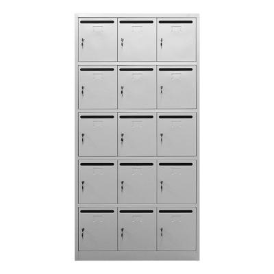 China Wholesale Electronic Custom Building City Package Mailbox Traditional Steel Metal Mailbox for sale