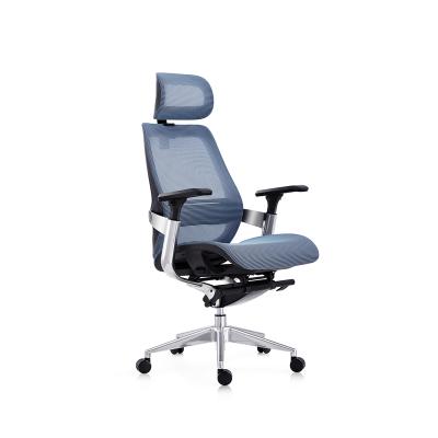 China Modern Ergonomic Fully Adjustable Mesh Office Ridiculously Comfortable High Back Computer Desk Chair with Roller Blade Wheels for sale