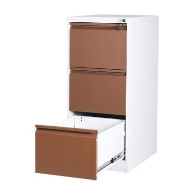 China Laibao Modern High Quality Metal Vertical Spill 3 Drawer Steel Filing Cabinet for sale