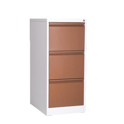 China Laibao Durable Powder Coating Metal 3 Drawer Filing Cabinet for sale