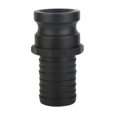 China PP CT factory PP camlock quick coupling type E adapter plastic camlock fittings for IBC tank for sale