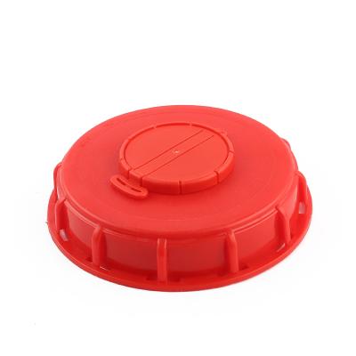 China Red IBC TANK CT Coupling IBC Adapter Food Grade IBC Container IBC Lid Blast Cap With Vent 150mm DN150 for sale