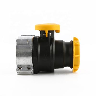 China High Quality Plastic Polypropylene IBC Container Ball Valve Nice Performance IBC Valve for sale