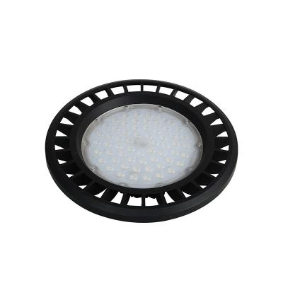 China Warehouse Motion Sensor UFO 100w 150w 200w High Bay Light Fixture Lens Housing White Reflector for sale