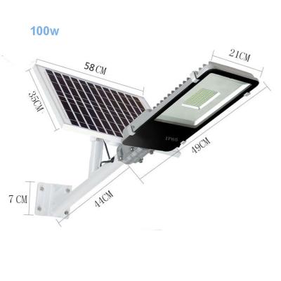 China 20W ROAD Outdoor Project Separated Solar Panel LED Street Light Solar Street Lamp With 100w Pole for sale