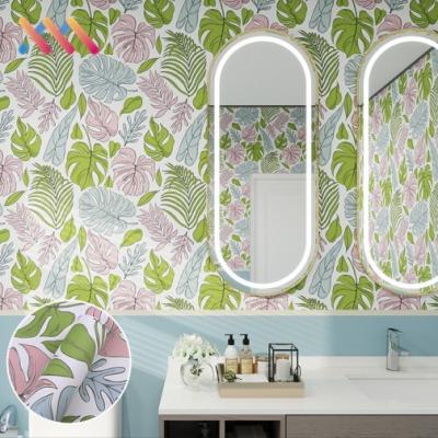 China Moderne 3D PVC Vinyl 3D Wandpapier Rollen Bloemen Natuurlijke Bloem Muurpapier Sticker Waterdicht voor Home Decor Te koop