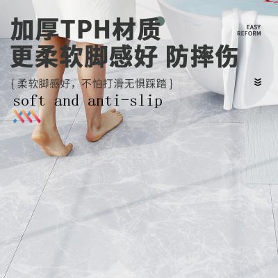 China 30cm*30cm Fire Resistant Peel And Stick Marble Vinyl Floor Tiles Anti Slip Advantage for sale