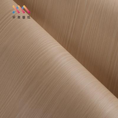 China Panel de madera de PVC Look Papel de pared autoadhesivo 122cm 3D Papel de pared de efecto madera en venta