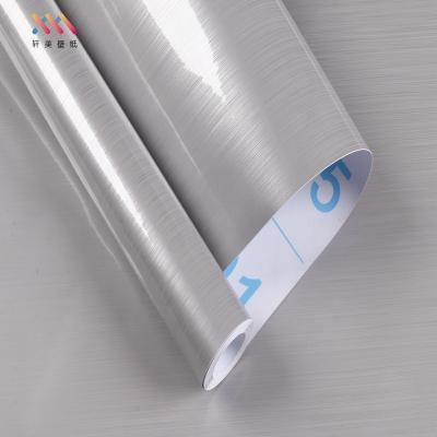 China metallic film Self Adhesive Wallpaper Roll Modern Design Style and Durability for sale