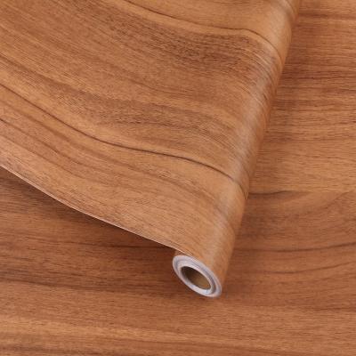 China Upgrade Your Interior Walls with Wood Grain Self-Adhesive Wallpaper Ideal for Apartments and Entertainment Spaces for sale