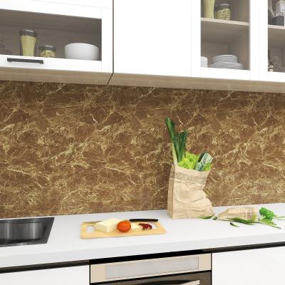 Chine Fonction d'absorption sonore papier peint auto-adhésif contemporain de marbre Look Design pour la cuisine amovible autocollant pour mur imperméable à vendre