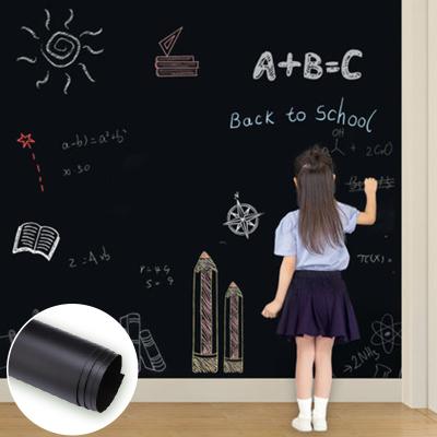 China 1.2m autoadhesivo extraíble pegatina de cartón negro pegatina de pared de cartón negro para la escuela de oficina en venta