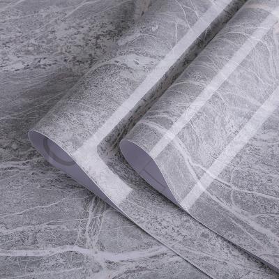 China Marble Vinyl Wallpapers Wallpapers Type Vinyl for Kitchen Oil Proof Sticker 0.60m*10m for sale