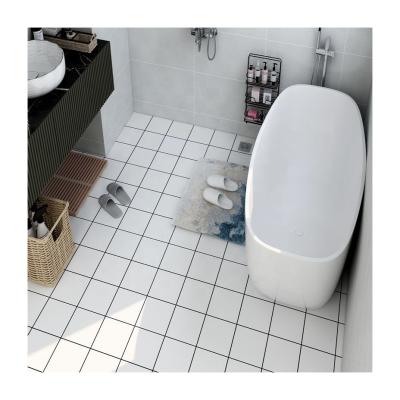 China Flooring Waterproof Self-adhesive PVC Vinyl Floor Tiles for Ceramic Design for sale