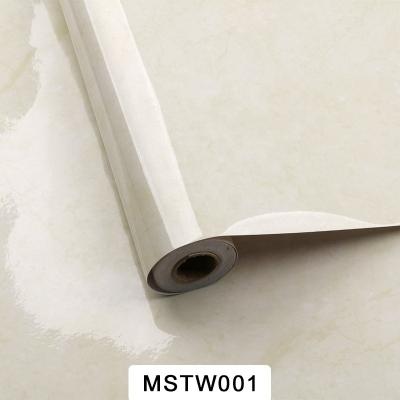 China Moisture Proof 3D Wallpapers Modern Water Proof Marble Design for Hotel Bathroom Wall Coating for sale