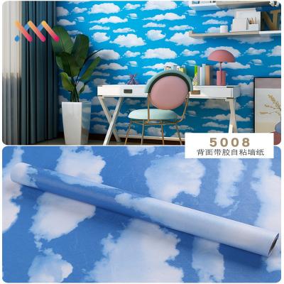 China Household 3D Wall Paper Sticker PVC Material 45cm Width Oil Proof Peel Stick Wallpaper for sale