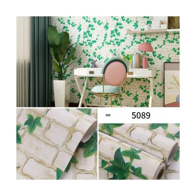 China 3D Brick PVC Self-Adhesive Wallpaper Moisture-Proof brick Pattern Wall Sticker Wallpaper for sale