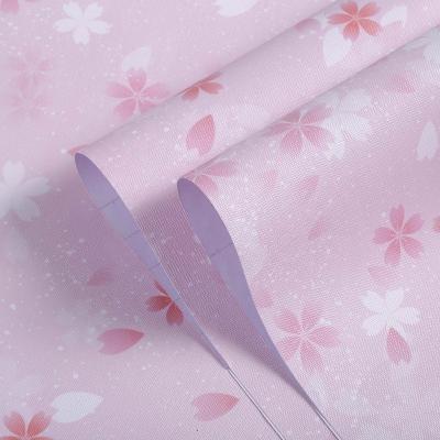 China Transform Your Bed Room into a Peaceful Oasis with Blue Stripe Self-adhesive PVC Vinyl Wallpaper Roll Size 0.61m*100m for sale