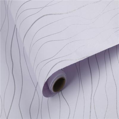 China Apartment Wallpapers 3D PVC Wave Waterproof Wall Covering for Home Decoration for sale