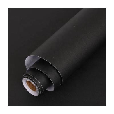 China Peel Off and Stick Directly Matt Black Self-Adhesive Wallpaper for Home Decor for sale