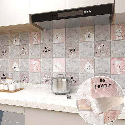 China Self Adhesive White Brick Peel and Stick Mosaic Kitchen Backsplash Sticker Roll Size 0.60 M width *100M length for sale