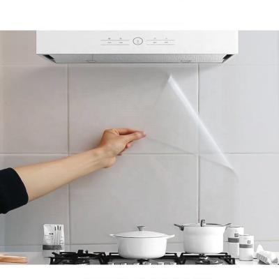 Cina Tappe in vinile per cucina Film trasparente Backsplash Autoadesivo in vendita