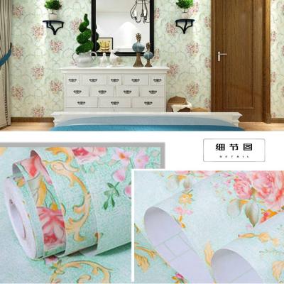 China Waterproof 3D Wallpaper 45cm Width wall paper 3d home decor wallpaper home improvement for sale