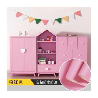 China Pink Wardrobe Cover Stickers 60cm Vinyl Stickers For Wardrobe Doors for sale