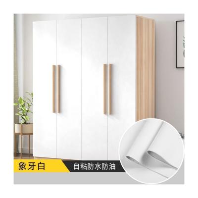 China Decorative Film PVC Soft Touch Wallpaper Wardrobe Door Stickers 122cm Width for sale