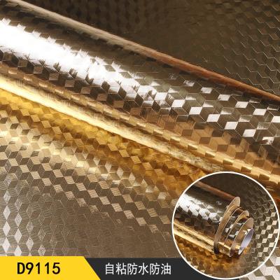 China 120cm Width Metallic Silver Self Adhesive Film for Interiors Homes and Furniture for sale